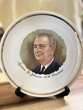 LYNDON B. JOHNSON - 36TH President -  Ceramic Commemorative Plate picture