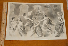 Harper's Weekly 1860 Sketch Print A Record of the Day picture