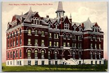 Park Region Lutheran College Exterior Fergus Falls Minnesota MN Postcard picture