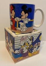 Vintage Disney Mickey’s Memories Coffee Cup Mug w/Box, Donald Duck By Applause picture