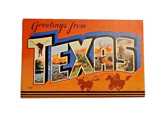 Postcard Vintage Greetings From Texas. A135 picture