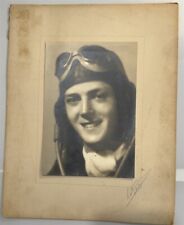 Wonderful Photo Of Young Handsome Aviator, Is It A Man? Woman? WW 2 Military ? picture