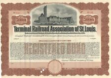 Terminal Railroad Association of St. Louis - circa 1910's Unissued Railway Gold  picture