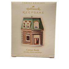 2006 Hallmark Keepsake Ornament “Corner Bank Nostalgic Shops” 23rd Series NIB picture