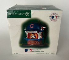 Deptartment 56 2004 Christmas In The City Chicago Cubs Refreshments Stand 59440 picture