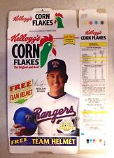 1991 Kellogg's Corn Flakes 18 oz. Cereal Box Nolan Ryan Rangers Baseball Front picture