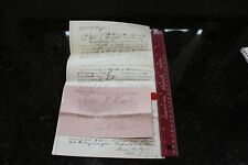 Antique Handwritten Indenture Mortgage 1872 With Notary Seal Page State of NY picture