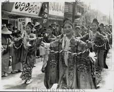 1962 Press Photo Spring Festival Parade in Naha, Okinawa, Japan - hpa52914 picture