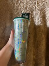 Starbucks Holiday Teal Mint Cold Cup Tumbler - Green picture