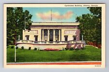 Atlanta GA-Georgia, Cyclorama Building, Antique Vintage Souvenir Postcard picture