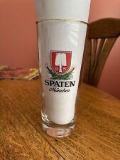 Vintage RARE Spaten Munchen Mader's - Germany .25L BEER GLASS  6