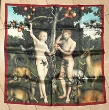 Metropolitan Museum of Art MMA Cranach Adam and Eve Silk Neckerchief Scarf picture