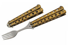 Practice Butterfly Balisong Trainer - Fork - NEW - Fast Shipping picture