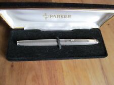 ANTIQUE  PARKER 75 STERLING CAP & BARREL FOUNTAIN PEN MADE IN USA FOR PARTS picture