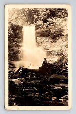 RPPC Scenic View Kilcken's Creek N Mt Near Bloomburg Pennsylvania PA Postcard picture