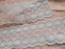 Wide Floral Vintage French Trim Flat Lace 4 Yards Wedding  picture