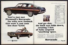 1964 PLYMOUTH BARRACUDA Print Ad 