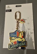 Carousel Horse King Arthur's  Keychain Purse Charm Disney Parks New  s1 picture