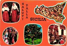 Vintage Postcard 4x6- SCENES FROM SICILIA picture
