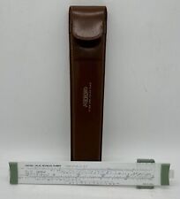 Vintage FOXBORO Flow And Valve Slide Rule with Leather Case Excellent Condition picture