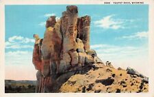 Teapot Rock Dome WY Wyoming Natrona County Formation Hiking Vtg Postcard Y4 picture