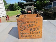 Vintage Dr Kilmers Swamp Root Kidney Liver and Bladder Cure Bottle Crate picture