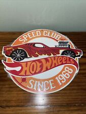 Vintage Style Hot Wheels 12” Metal Sign Rodger Dodger SPEED CLUB Since 1968 picture