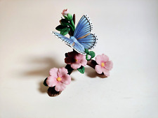 Lenox Nature's Beautiful Butterflies Collection Adonis Blue Butterfly 1991 Mint picture