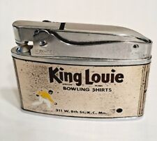 Vintage KAY-CEE King Louie Bowling Shirts Flat Advertising Lighter picture