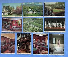 10 Vintage Biltmore Estate North Carolina Postcards Scalloped Edges Unposted picture