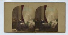 Dream Of A Wedding - Ghostly Image - Hand Tinted Genre Stereoview By Silvester  picture