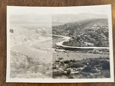 1940s Crete Island Greece Road Mountains Travel Trip Vacation Real Photo P4p8 picture