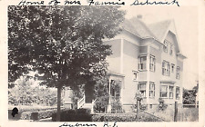 c.1910 RPPC Mrs. Fannie Schrack Home Auburn RI picture