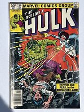 Incredible Hulk #256 (1981) 1st full app., 1st cover app. Sabra, tear on back... picture
