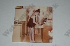 70s candid slim woman in lingerie VINTAGE PHOTOGRAPH  Ha picture