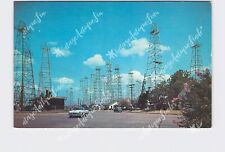 PPC Postcard TX Texas Kilgore Oil Derricks Info Card Vintage Cars picture