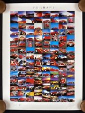 Ltd Ed Signed Günther Raupp FERRARI 10 Years Calendar Prints 1985-1994 Poster   picture