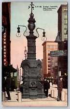 c1910s San Francisco California Lottas Fountain Antique Postcard picture