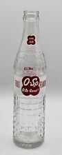 O-So Good Full Flavor King Size Clear Soda Bottle Red & White Graphics 12 oz picture