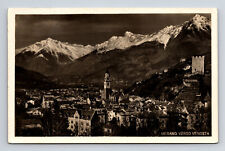 1933 RPPC Scenic View Merano Verso Venosta Mountains Merano Italy Postcard picture