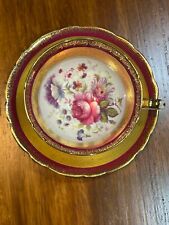 VINTAGE PARAGON TEA CUP & SAUCER BONE CHINA ENGLAND CABBAGE ROSE picture