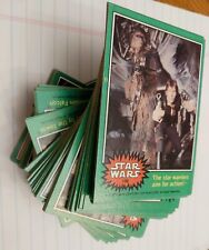1977 Topps STAR WARS Series 4 Vintage Card Lot - Green= 133 Cards 1 Owner ME picture
