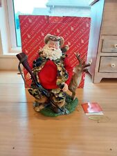 Clothtique Possible Dreams Bass Pro's Exclusive Tree Stand Santa Snoring Works picture