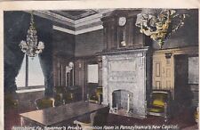 Harrisburg Pennsylvania PA Governor's Private Reception Room 1922 Postcard C05 picture