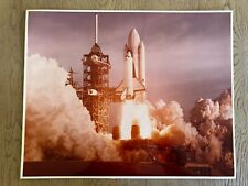 Vintage Lg 20” X 16” First 1st Space Shuttle Launch Historical Photo Kodak STS-1 picture