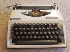 Vintage Adler Tippa Typewriter Holland Portable with Cover Travel Case picture