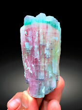 Natural Tricolor Tourmaline Crystal, Tourmaline Specimen - 122 gram picture