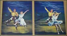 1943 Marc Platt and Katharine Sergava Oklahoma Broadway Musical Photo Clippings picture