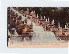 Postcard Upper part (right side) The Great Waterfall The Park St. Cloud France picture