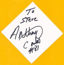 Anthony Carter Autograph University of Michigan- Minnesota Vikings picture